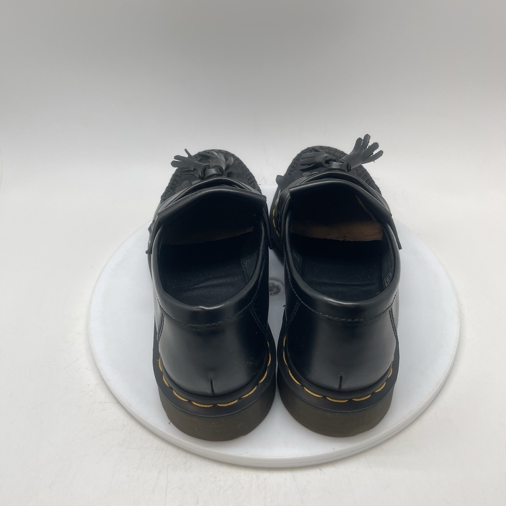 Dr. Martens Loafers Womens 9 Mens 8 Black Adrian Vegan Leather Low Preppy Shoes - Picture 4 of 10